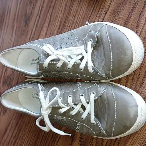 Josef Seibel Caspian European sneaker gray size 39 Eur 8 US - Picture 1 of 9